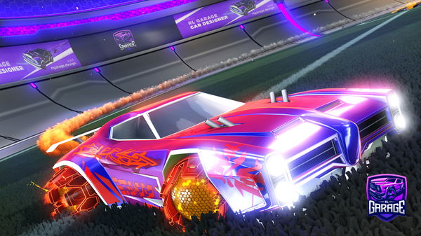 A Rocket League car design from Coldbreezer