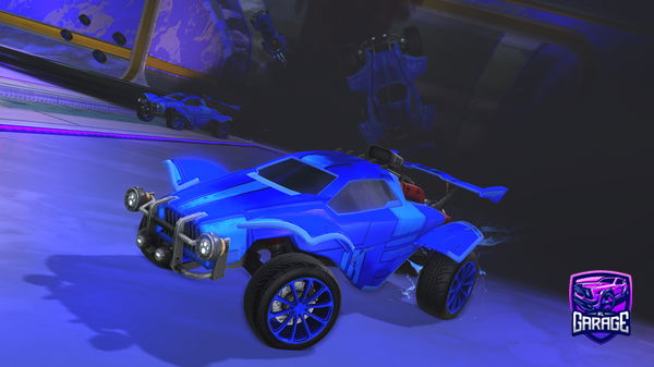 A Rocket League car design from CHIBIXofficial