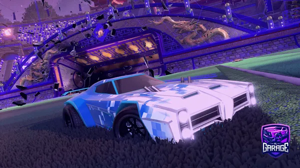 A Rocket League car design from Rohff