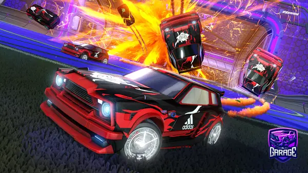 A Rocket League car design from Wiltrak