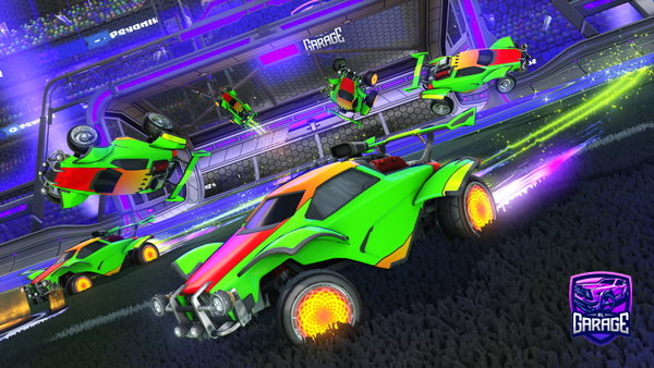 A Rocket League car design from Kenji2405