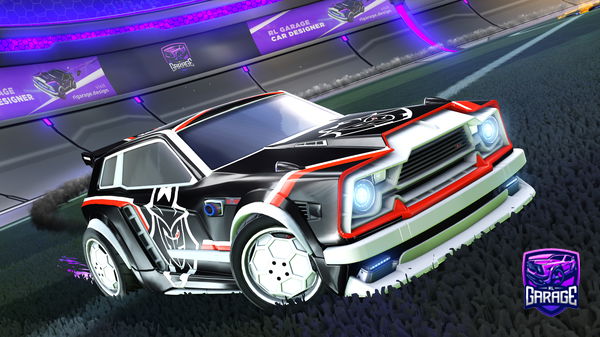 A Rocket League car design from mibble