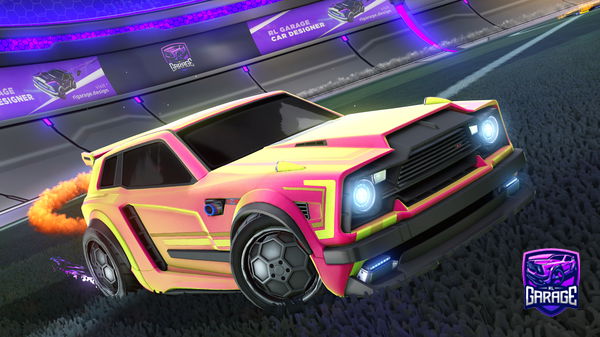 A Rocket League car design from 1vashuu