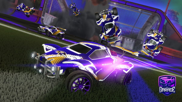 A Rocket League car design from Ilqfy