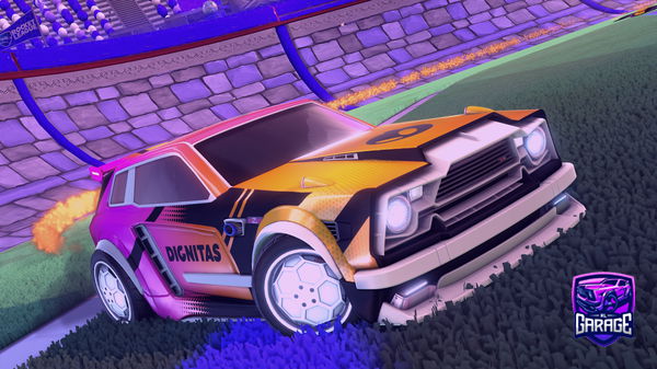 A Rocket League car design from Huntergto68yt