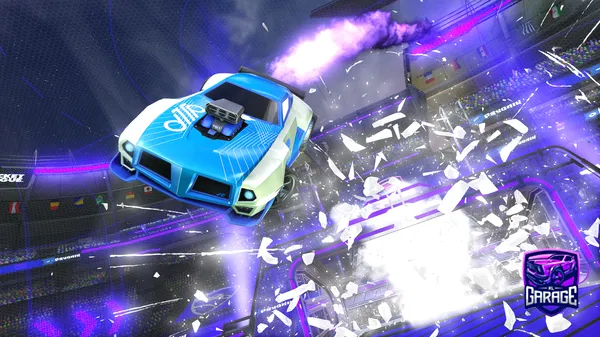 A Rocket League car design from 123456421