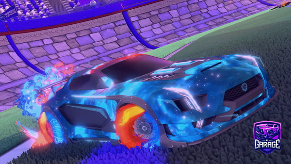 A Rocket League car design from tidyice