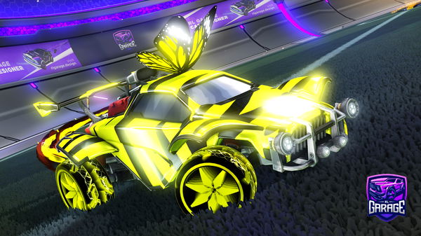 A Rocket League car design from Misha76_