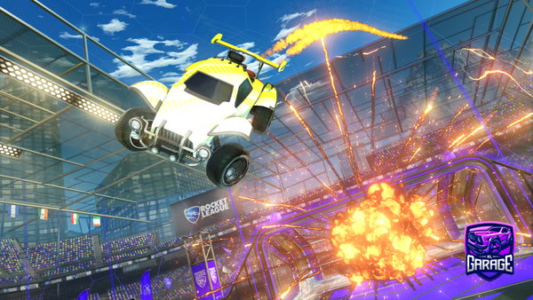 A Rocket League car design from mustsard