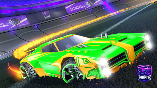 A Rocket League car design from ivvan09