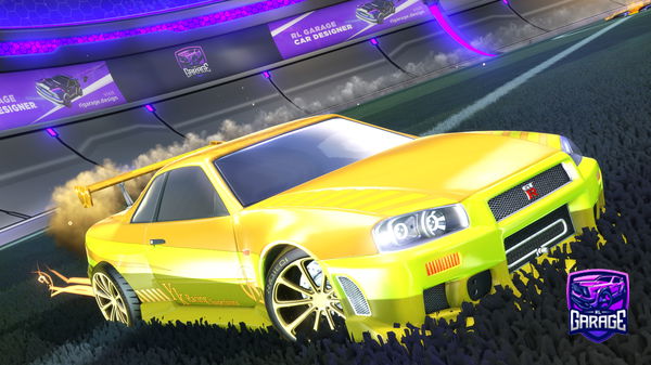 A Rocket League car design from FutureMerlin