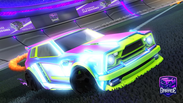 A Rocket League car design from Apex_Shredder3
