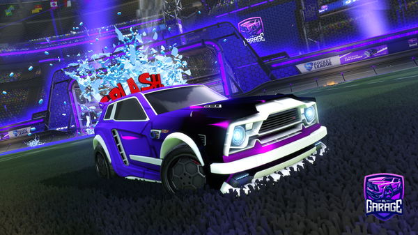 A Rocket League car design from thunderboy2708