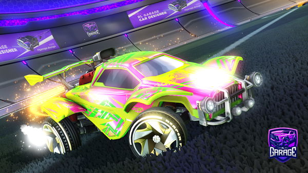 A Rocket League car design from TheSwagmanoFOZ