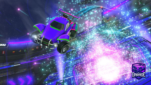 A Rocket League car design from LUKAMAKESTRADES