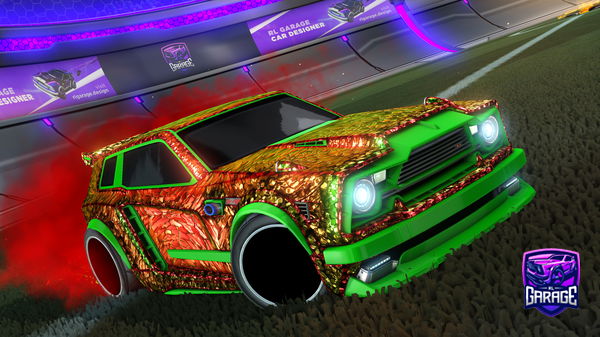 A Rocket League car design from catslikecheese2