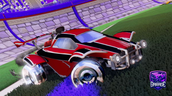 A Rocket League car design from WERTY780