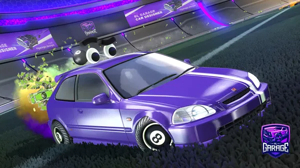 A Rocket League car design from Fry10ingBurg