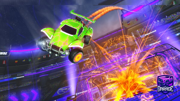 A Rocket League car design from Soma13