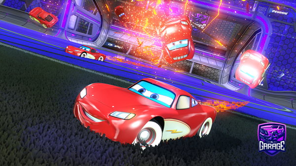 A Rocket League car design from DragonFruit64