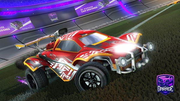 A Rocket League car design from Kyphekk