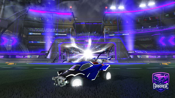 A Rocket League car design from Hue_Hannes
