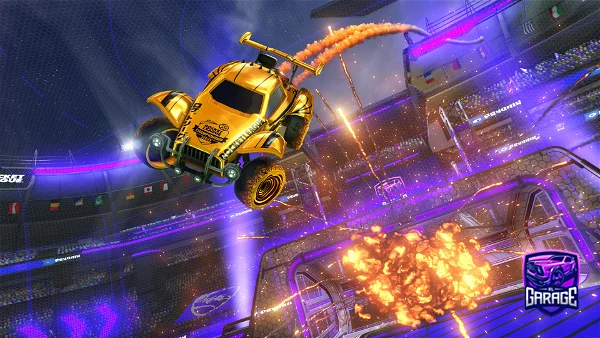 A Rocket League car design from Destroyed10