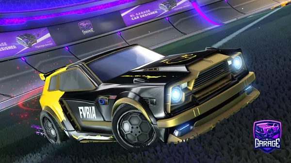 A Rocket League car design from Qeezyears2010