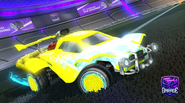 A Rocket League car design from nammcl