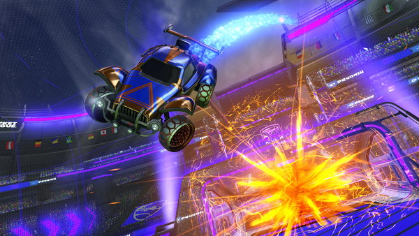 A Rocket League car design from AquaFly