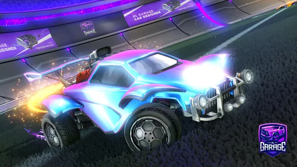 A Rocket League car design from Xn2sL