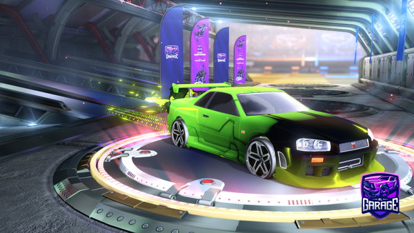 A Rocket League car design from Haze_LX