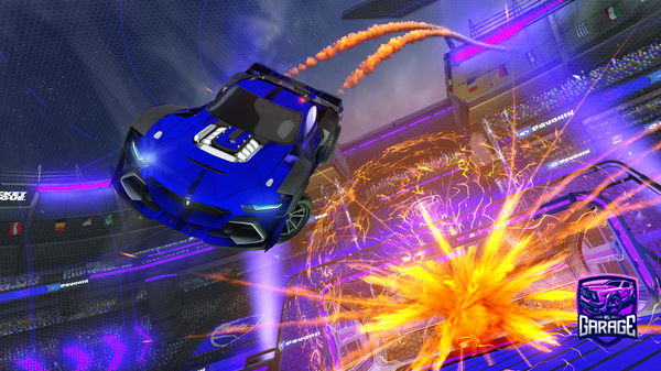 A Rocket League car design from CheeseManFunny7