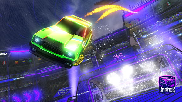 A Rocket League car design from Ghosty01