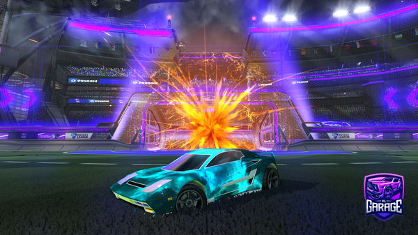 A Rocket League car design from MrSidFace