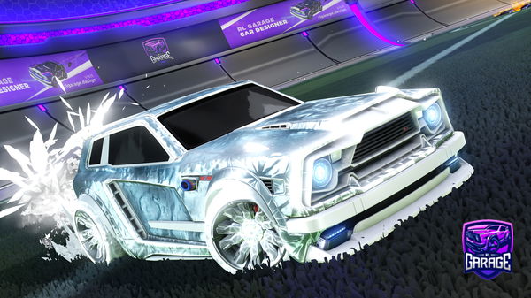 A Rocket League car design from Gecto