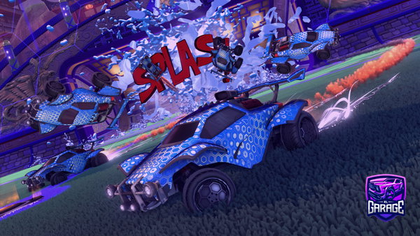 A Rocket League car design from IIXPAULOSXII