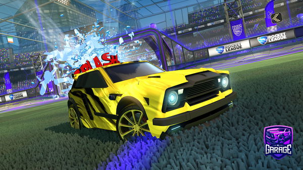 A Rocket League car design from OpaMahmoet