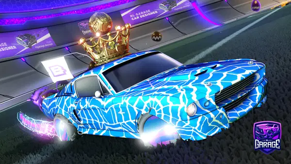 A Rocket League car design from StrongHornet784