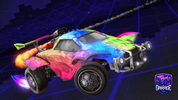 A Rocket League car design from MessiIsBlack