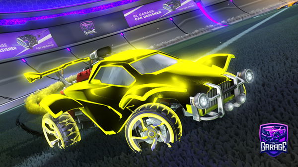 A Rocket League car design from TUNK5TER