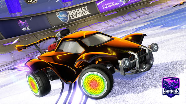 A Rocket League car design from frick_my_tm8