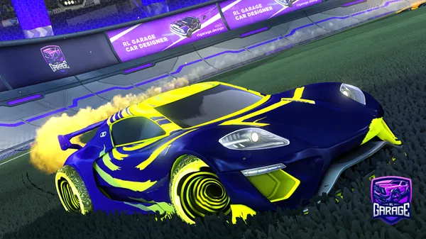 A Rocket League car design from Bilal123