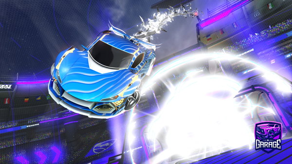 A Rocket League car design from justexing