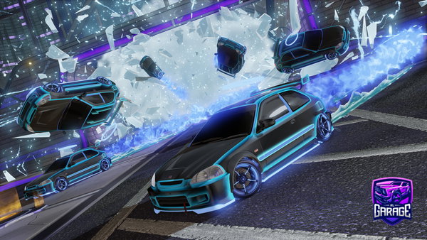 A Rocket League car design from Raudelka
