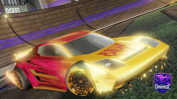 A Rocket League car design from Rooty15