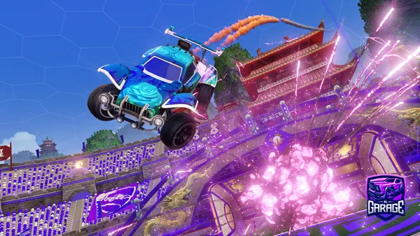 A Rocket League car design from greasyonyt