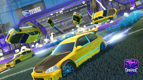 A Rocket League car design from EnekoTwistyMisty