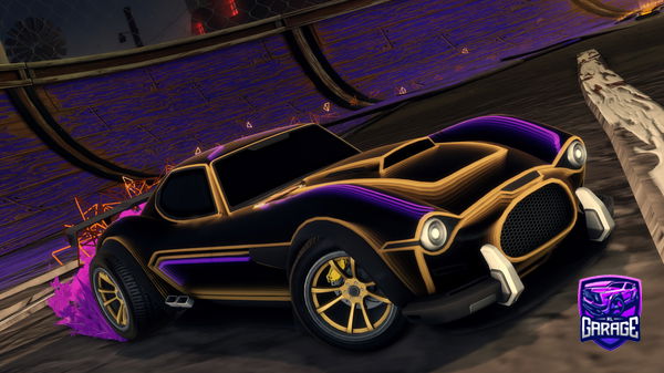A Rocket League car design from -Mouni-