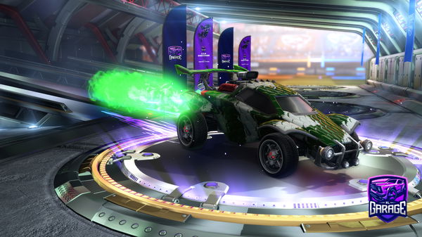A Rocket League car design from Woofnado